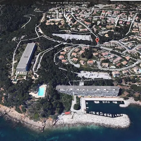 Studio With Sea View - Residence Wit Pool Bandol